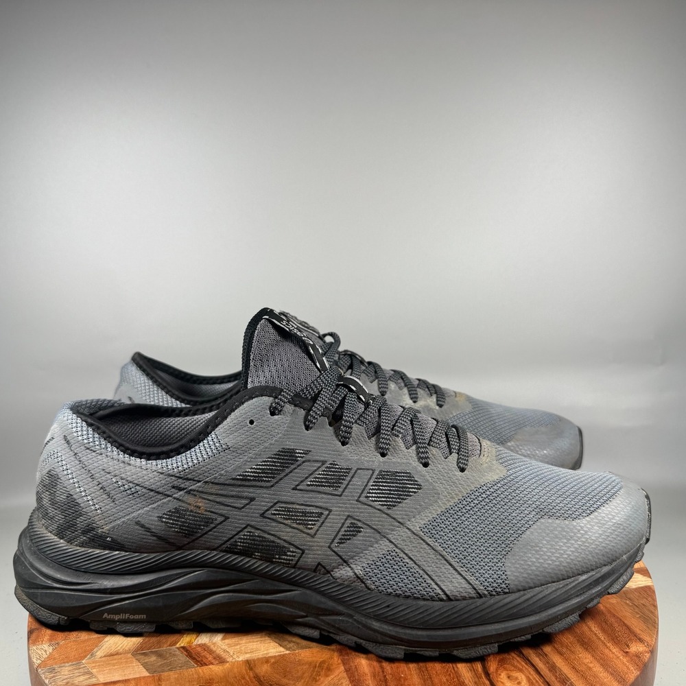 ASICS Gel-Excite Trail Mens Running Shoes Grey Black 1011B194 Size 14